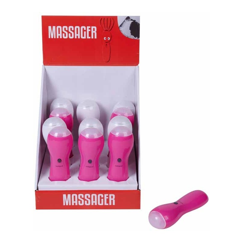 EXP.12 APARATOS MASAJE TIPO RAIZER,2 COL. Exp.: 20 x 33 x 21 Unid.: 5 x 15,5 x 4 cm EXP.12 APARATOS MASAJE TIPO RAIZER,2 COL. Exp.: 20 x 33 x 21 Unid.: 5 x 15,5 x 4 cm