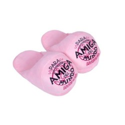 SLIPPERS 28 CMS.C/MENSAJE PARA LA MEJOR AMIGA 28 cm