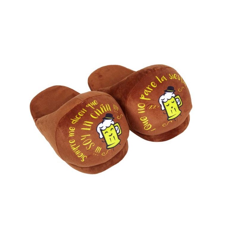 SLIPPERS 28 CMS.C/MENSAJE ...SOY LA CAÑA... 28 cm SLIPPERS 28 CMS.C/MENSAJE ...SOY LA CAÑA... 28 cm