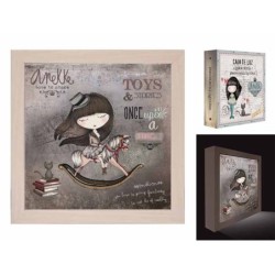 CAJA DE LUZ ANEKKE STORIES 20 x 20 x 4 cm.