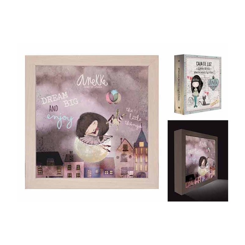 CAJA DE LUZ ANEKKE BALLERINA 20 x 20 x 4 cm. CAJA DE LUZ ANEKKE BALLERINA 20 x 20 x 4 cm.