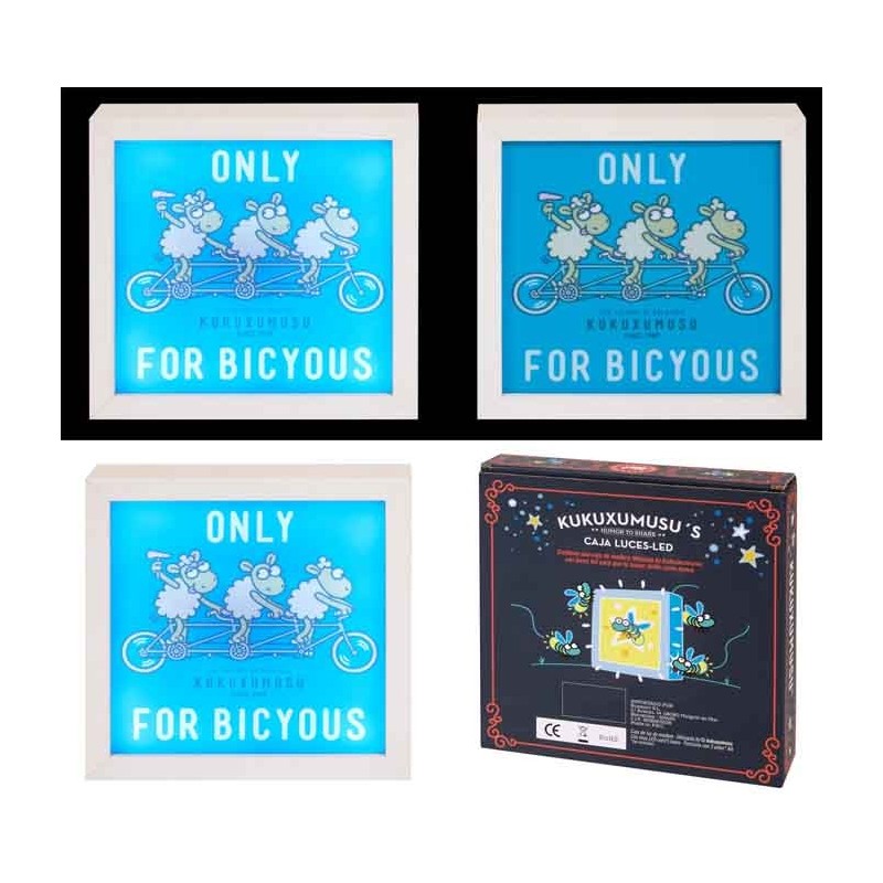 CAJA DE LUZ KUKUXUMUXU ONLY FOR BICYOUS 20 x 20 x 4 cm. CAJA DE LUZ KUKUXUMUXU ONLY FOR BICYOUS 20 x 20 x 4 cm.