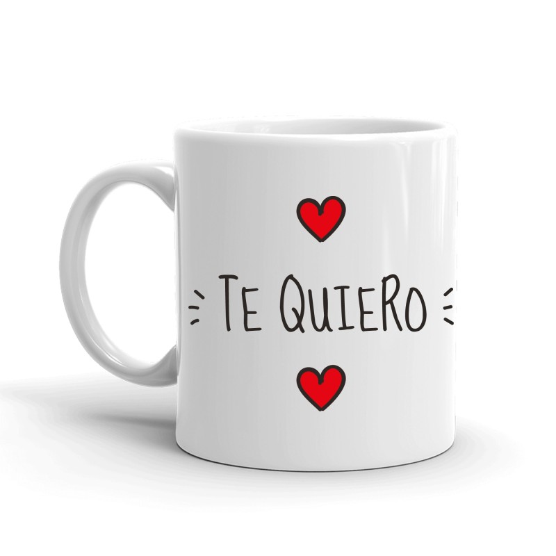 MUG ENAMORADOS TE QUIERO 8 x 8 x 9,5 cm. MUG ENAMORADOS TE QUIERO 8 x 8 x 9,5 cm.
