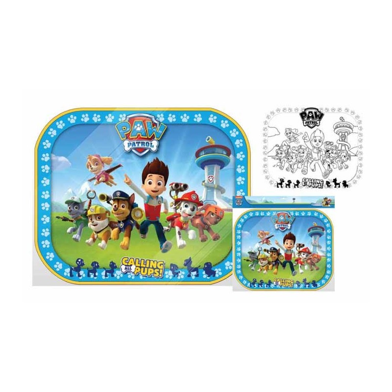 SET 2 PZAS.PROTECTOR SOLAR VENTANAS PAW PATROL 36 x 44 cm SET 2 PZAS.PROTECTOR SOLAR VENTANAS PAW PATROL 36 x 44 cm
