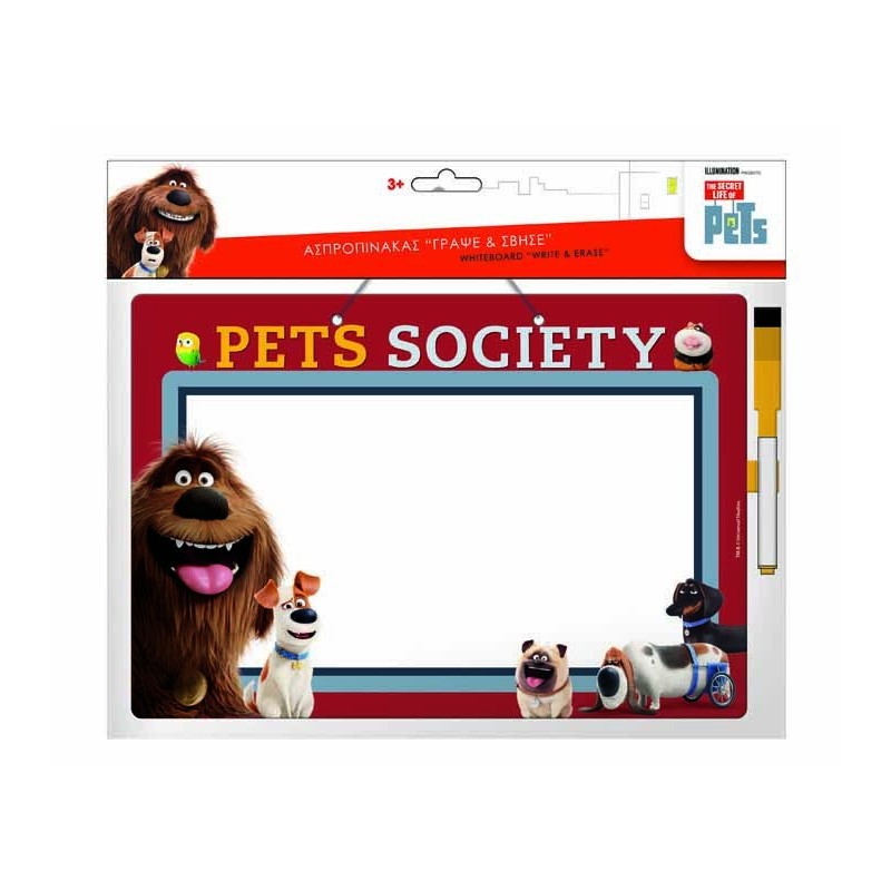 PIZARRA CON MARCADOR PETS 29 x 20 cm. PIZARRA CON MARCADOR PETS 29 x 20 cm.