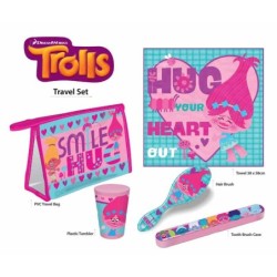 SET ASEO VIAJE TROLLS 23 x 15 x 8 cm