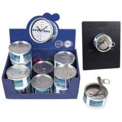 EXP.12 RELOJES DESPERTADOR LATA,COLEC.PAN AM EXP.: 26 x 27,5 x 18 cm