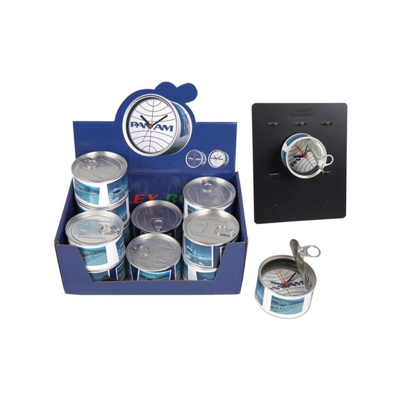 EXP.12 RELOJES DESPERTADOR LATA,COLEC.PAN AM EXP.: 26 x 27,5 x 18 cm EXP.12 RELOJES DESPERTADOR LATA,COLEC.PAN AM EXP.: 26 x 27,5 x 18 cm