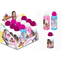 EXP.12 CANTIMPLORAS ALUMINIO 500ML SOY LUNA Expositor: 33 x 25 x 39 cm Und: 19 x 7 cm