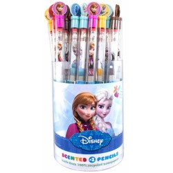 EXP.50 LAPICES OLOROSOS FROZEN,5 OLORES Expositor: 22 x 10 x 10 cm Unidad: 22 cm