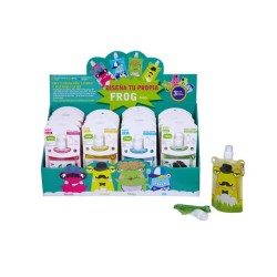 EXP.24 BOTELLAS PLAST.0,4 L. INFANTIL,4 DISEÑOS Exp:29 x 23 x 57 cm Uni: 12 x 22,5 cm