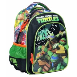 MOCHILA OVAL TORTUGAS NINJA PEQUEÑA 33 x 25 x 13 cm