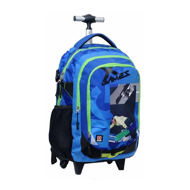MOCHILA T-TROLLEY AZUL/NEGRA XGAMES 94 x 14 x 6 cm MOCHILA T-TROLLEY AZUL/NEGRA XGAMES 94 x 14 x 6 cm