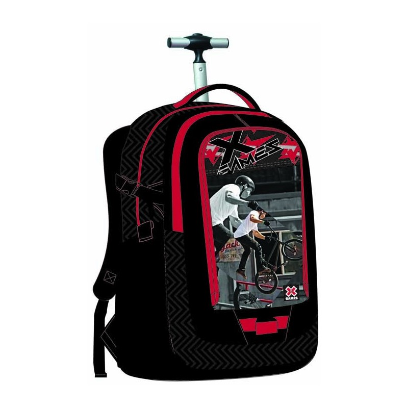 MOCHILA T-TROLLEY ROJO/NEGRA XGAMES 94 x 36 x 16 cm MOCHILA T-TROLLEY ROJO/NEGRA XGAMES 94 x 36 x 16 cm