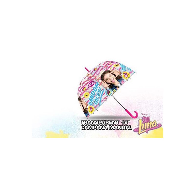 PARAGUAS MANUAL 19 CAMPANA SOY LUNA 69 x 69 cm PARAGUAS MANUAL 19 CAMPANA SOY LUNA 69 x 69 cm
