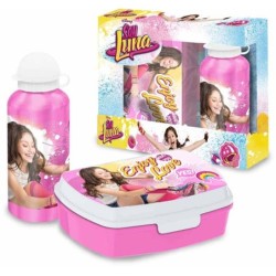 SET CANTIMPLORA Y SANDWICHERA SOY LUNA Cantimplora: 18 x 6 cm Sandwichera: 16 x 11 x 7 cm