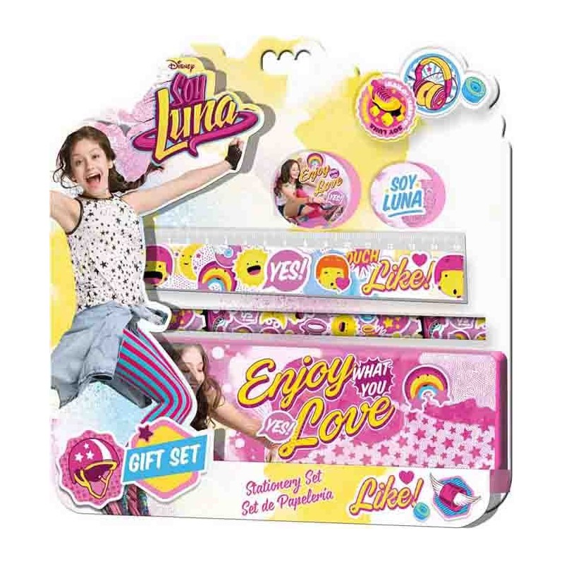 BLISTER PAPELERIA 5P ESTUCHE 3D SOY LUNA 26 x 16 x 3 cm BLISTER PAPELERIA 5P ESTUCHE 3D SOY LUNA 26 x 16 x 3 cm