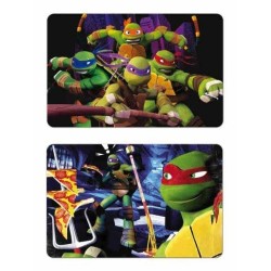 MANTEL INDIVIDUAL 3D TORTUGAS NINJA 42 x 28,5 cm