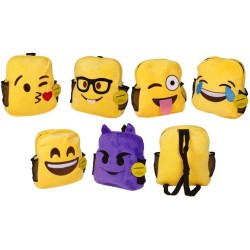 MOCHILA GRANDE 35 CMS.EMOTICONOS, 6 MODELOS SURT. 35 cm.