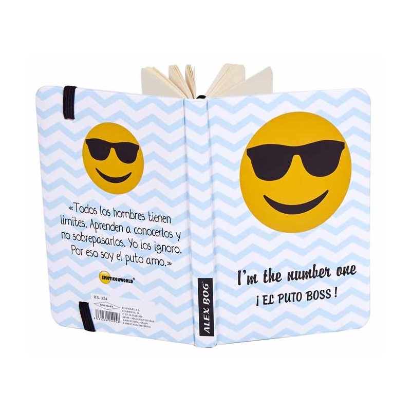 LIBRETA C/ MENSAJE A6 EMOTICON EL PUTO BOSS Tamaño A6 LIBRETA C/ MENSAJE A6 EMOTICON EL PUTO BOSS Tamaño A6