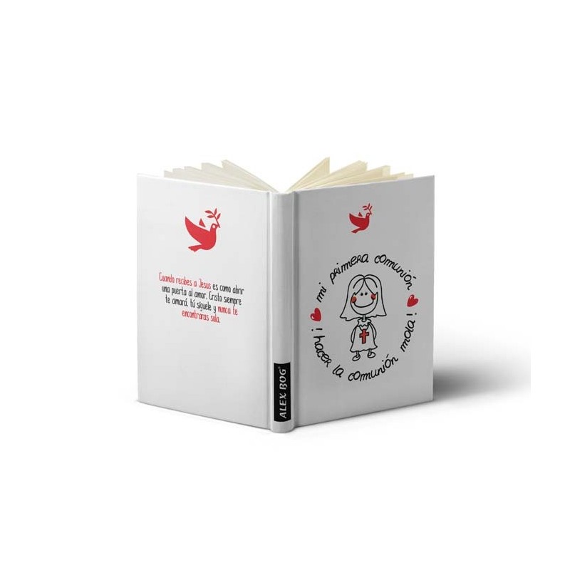 LIBRETA C/ MENSAJE A6 COMUNION GIRL Tamaño A6 LIBRETA C/ MENSAJE A6 COMUNION GIRL Tamaño A6