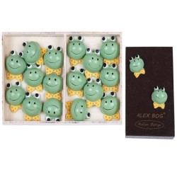 SET 18 STICKERS RANAS Blister: 2 x 9,5 x 14,5 cm