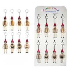 EXP.24 LLAV.MADERA COL PINOCCHIO,8 MODELOS 26,5 x 50 cm