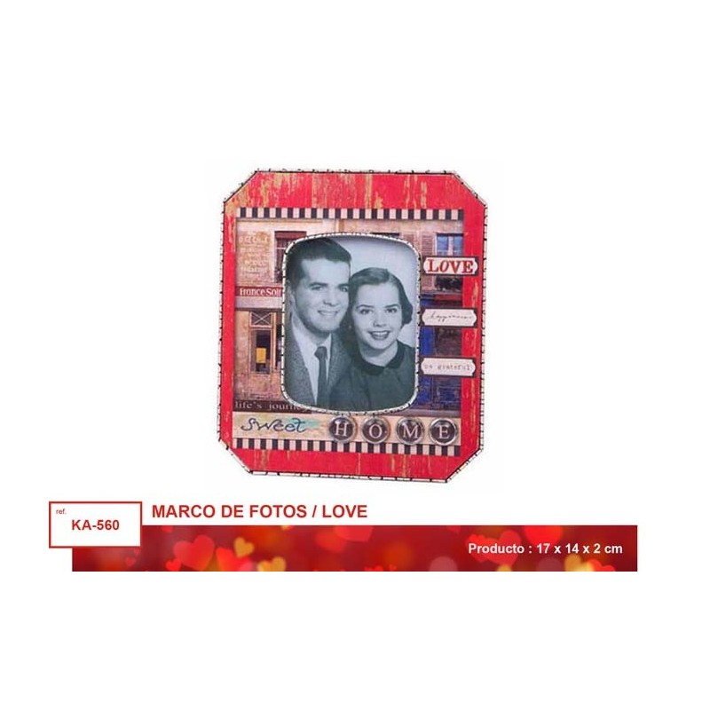 MARCO FOTOS PEQUEÑO COL.(SWEET HOME) 17 x 14 x 2 cm MARCO FOTOS PEQUEÑO COL.(SWEET HOME) 17 x 14 x 2 cm