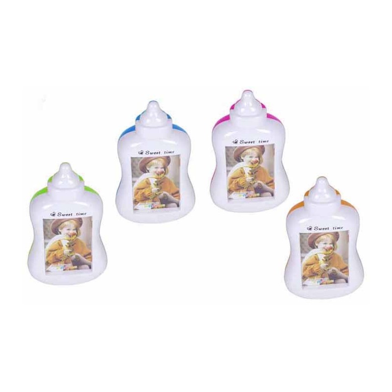 HUCHA PORTAFOTO BIBERON ,4 COLORES 22 x 13 x 6 cm HUCHA PORTAFOTO BIBERON ,4 COLORES 22 x 13 x 6 cm