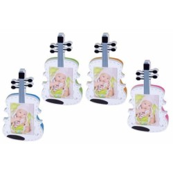 HUCHA PORTAFOTO GUITARRA,4 COLORES 25 x 13,5 x 5 cm