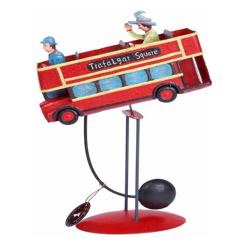 FIGURA METAL BALANCIN TRANVIA LONDON 25 x 9 x 36 cm FIGURA METAL BALANCIN TRANVIA LONDON 25 x 9 x 36 cm