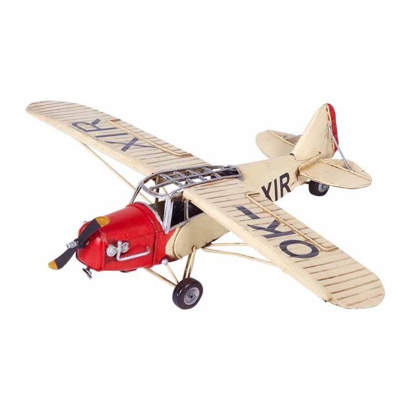 AVION METAL ANTIGUO PIPER PA-18 39 x 28 x 9 cm AVION METAL ANTIGUO PIPER PA-18 39 x 28 x 9 cm