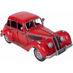 COCHE METAL CLASICO 1939 BMW 335 ROJO SEDAN 32,5 x 15 x 12 cm