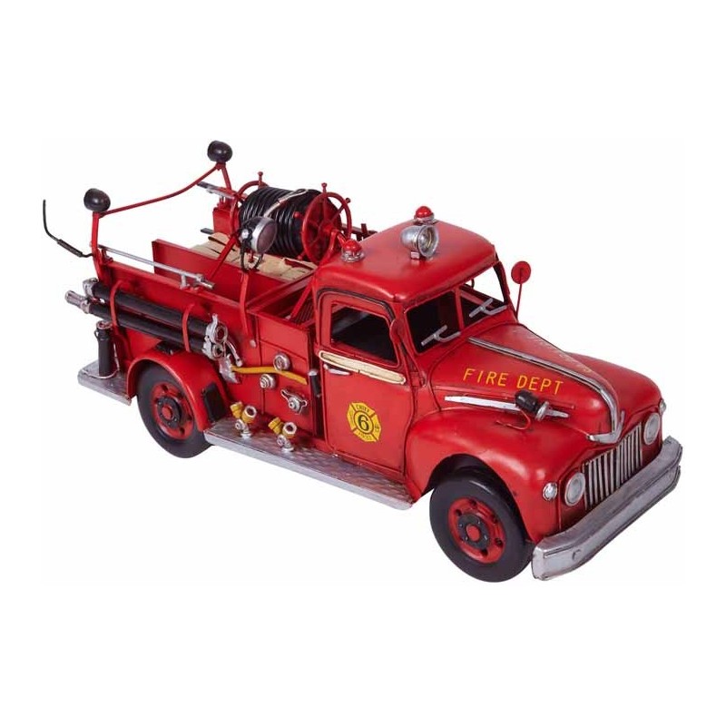 COCHE METAL BOMBEROS 1946 FORD ,ESCALA 1:24 36 x 13 x 16 cm COCHE METAL BOMBEROS 1946 FORD ,ESCALA 1:24 36 x 13 x 16 cm