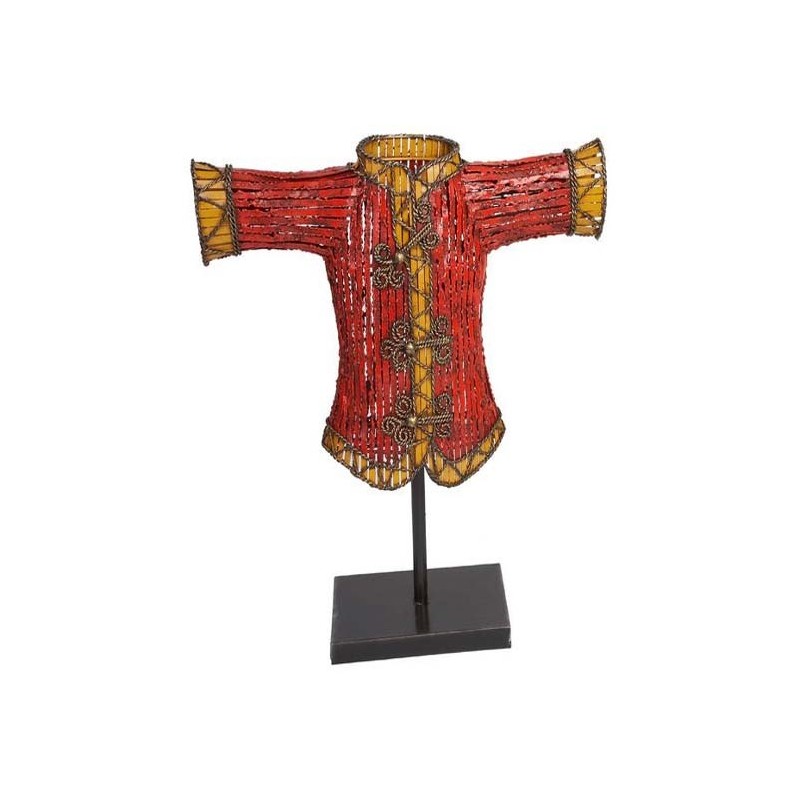 BUSTO METALICO CHINO CASACA ROJA 47 x 44 x 12 cm BUSTO METALICO CHINO CASACA ROJA 47 x 44 x 12 cm