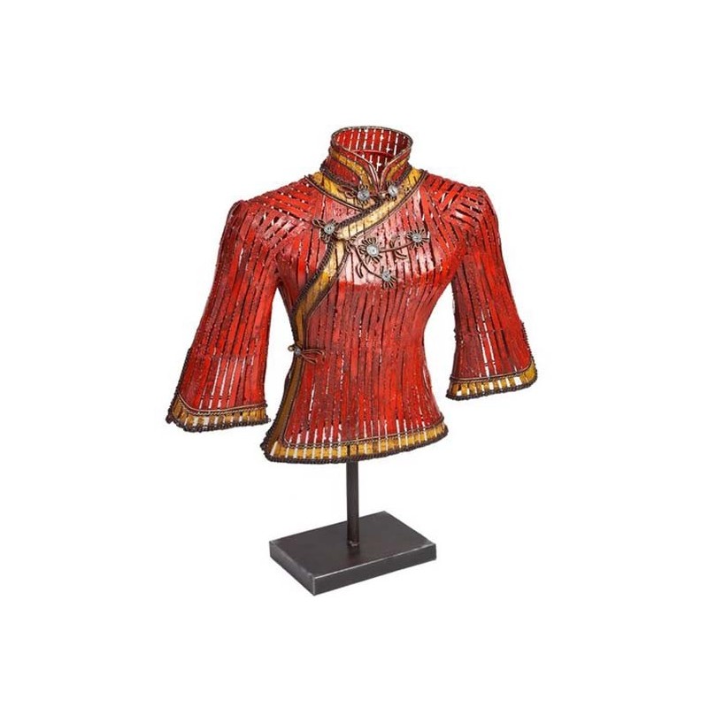 BUSTO METALICO ROJO GRANDE 74 x 57 x 19 cm BUSTO METALICO ROJO GRANDE 74 x 57 x 19 cm