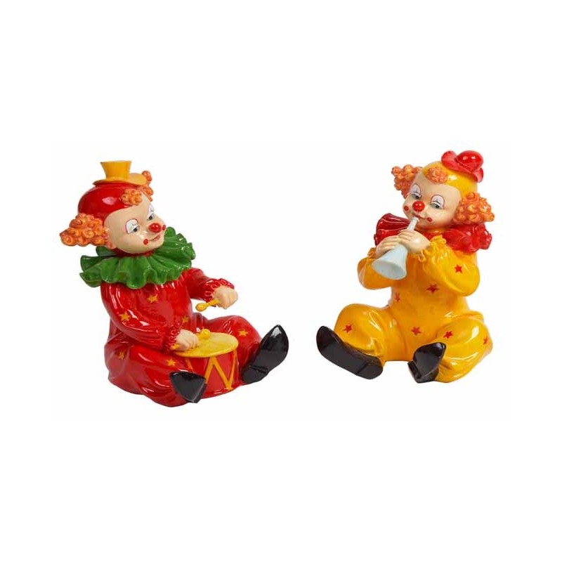 PAYASO MEDIANO,2 MODELOS,TAMBOR Y FLAUTA 15 x 9 x 9 cm PAYASO MEDIANO,2 MODELOS,TAMBOR Y FLAUTA 15 x 9 x 9 cm