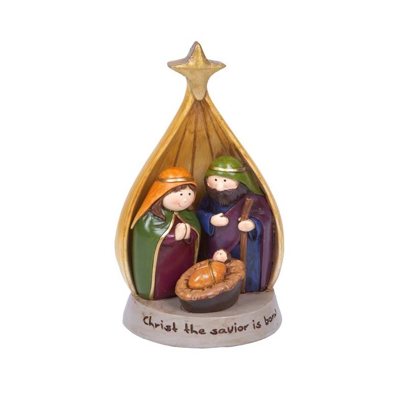 FIGURAS NACIMIENTO CLASICO CON ESTRELLA 9 x 9 x 21 cm FIGURAS NACIMIENTO CLASICO CON ESTRELLA 9 x 9 x 21 cm