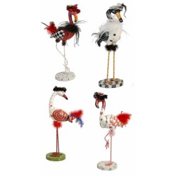 FIGURA DECORACION -FLAMENCO- ,4 MODELOS 48 x 15 x 12 cm