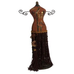 MANIQUI VESTIDO LARGO MARRON 34,5 x 14 x 8,5 cm