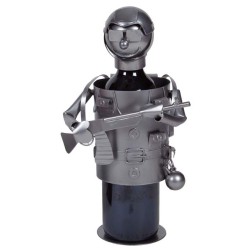 PORTABOTELLA METAL CAZADOR 31 x 17 x 14 cm