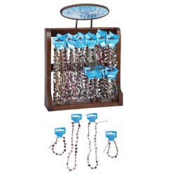 EXP.48 COLLARES Y 48 BRAZALETES SHELL 37 x 29 x 8 cm