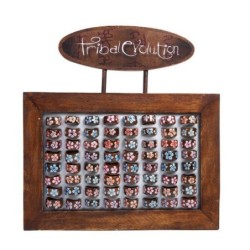 EXP.120 ANILLOS MADERA ANCHOS 26 x 26 x 8,5 cm