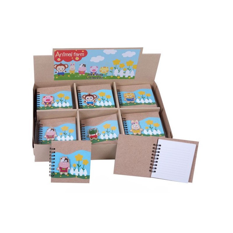 EXP.36 MINI LIBRETAS COLEC.ANIMALES DE LA GRANJA 34 x 21 x 23 cm EXP.36 MINI LIBRETAS COLEC.ANIMALES DE LA GRANJA 34 x 21 x 23 cm