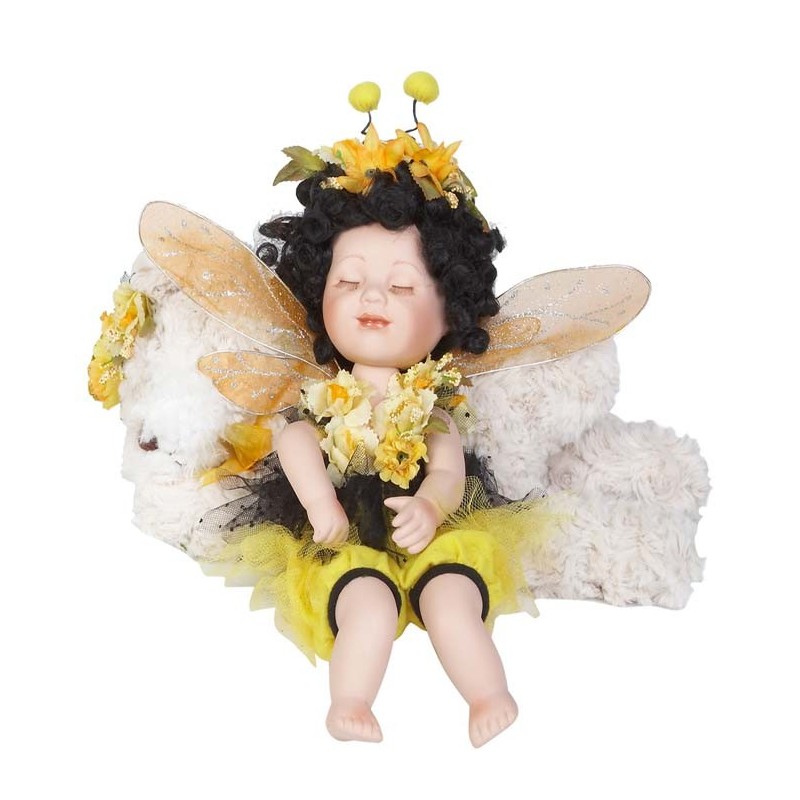 HADA LADY BEE CON OSO PELUCHE 21 x 32 x 24 cm HADA LADY BEE CON OSO PELUCHE 21 x 32 x 24 cm