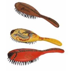 CEPILLO PELO DECORACION ,3 MODELOS 2,5 x 8 x 22 cm