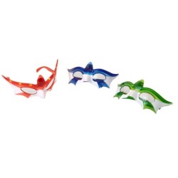 GAFAS FANTASIA CON LUCES LED MOD.CARNAVAL,3 COL. 8 x 18 x 13 cm