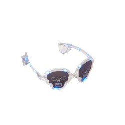 GAFAS FANTASIA CON LUCES LED BLANCAS MOD.SKULL 6,5 x 15 x 15,5 cm