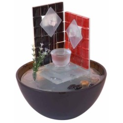 GRAN FUENTE SQUARE FACE Y CRISTALES BL/NA 25 x 5,5 cm