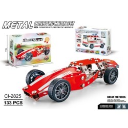 PUZZLE CONSTRUCCION RACING CAR ROJO,133 PZAS. 18 x 4 x 24,5 cm.